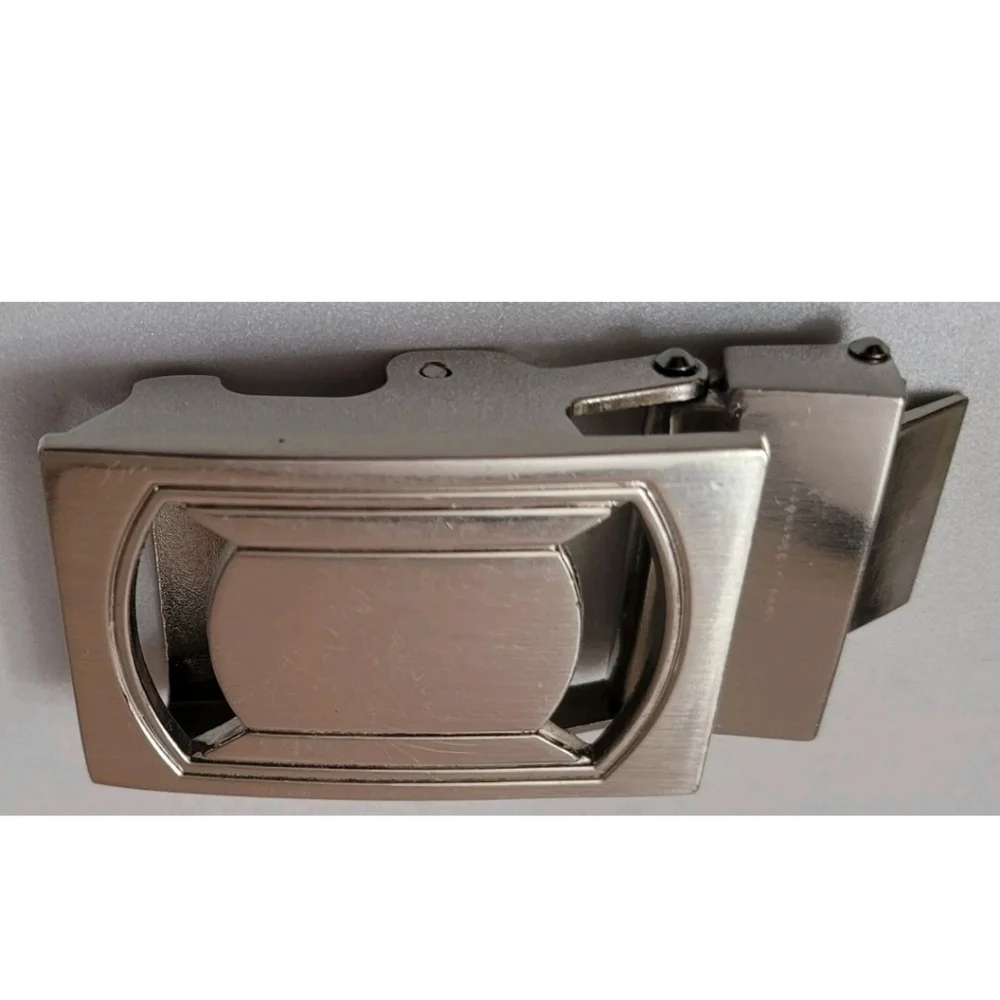 Men's Brown 42cLeather Belt with Silver Cam Buckle